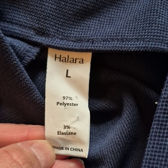 HALARA Deep Blue Women's Jumpsuit Size Large Adjustable Straps - Picture 6 of 11